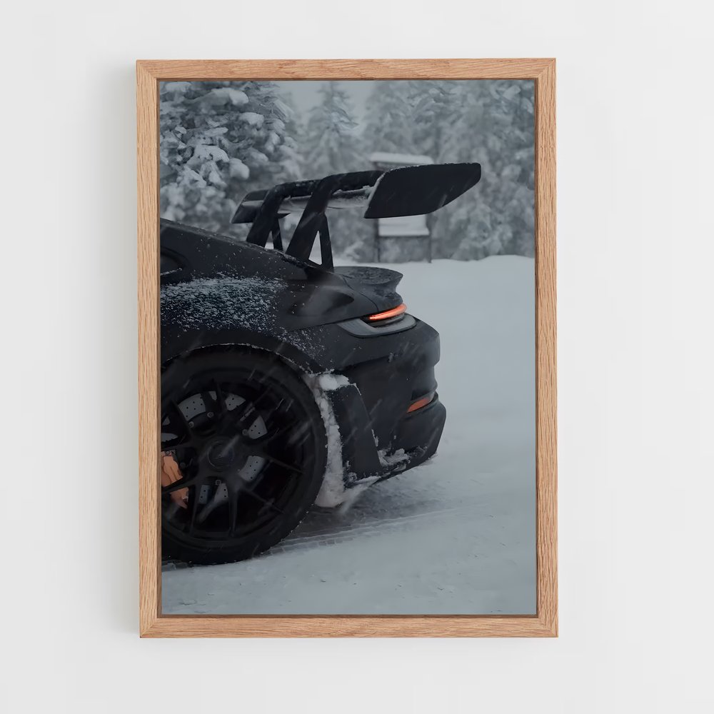 Poster Glisse Nocturne – affiche Porsche (vue 4)